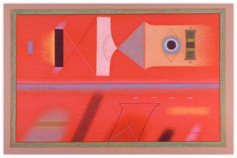 Catalogue raisonné, Vladimir Yankilevsky, From the cycle The Space of Experience, 2000