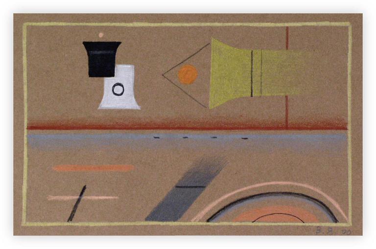 Catalogue raisonné, Vladimir Yankilevsky, From the cycle The Space of Experience, 2000