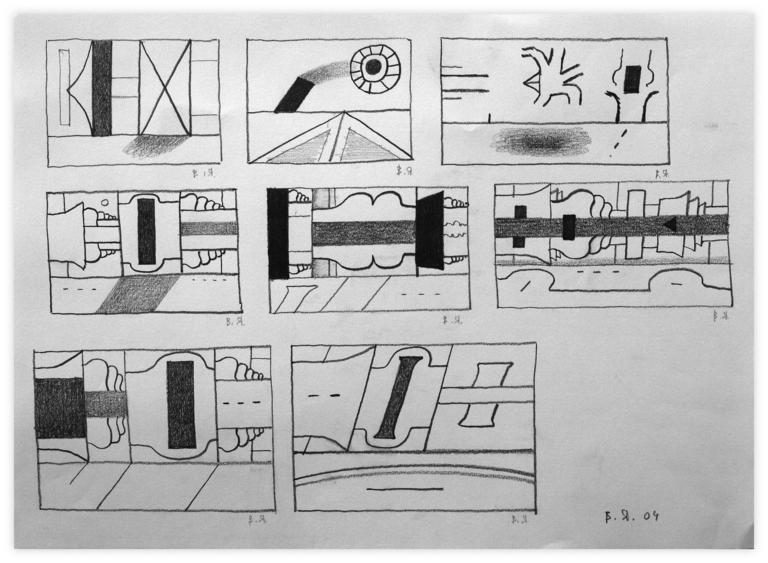 Catalogue raisonné, Vladimir Yankilevsky, From the cycle The Space of Experience, 2004