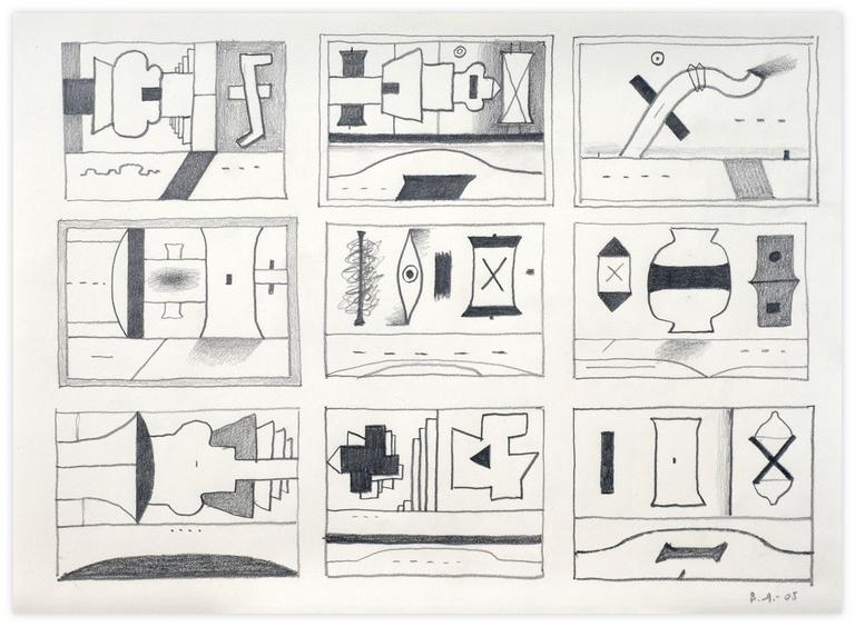 Catalogue raisonné, Vladimir Yankilevsky, From the cycle The Space of Experience, 2005