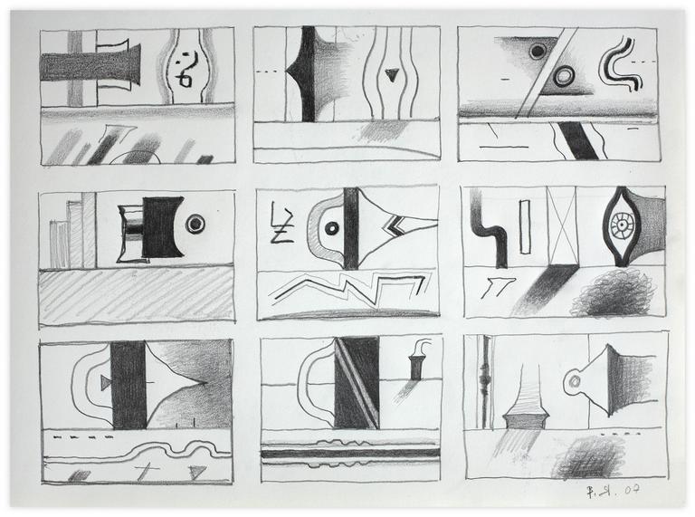 Catalogue raisonné, Vladimir Yankilevsky, From the cycle The Space of Experience, 2007