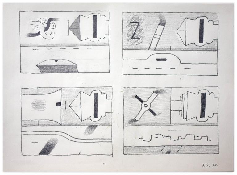 Catalogue raisonné, Vladimir Yankilevsky, From the cycle The Space of Experience, 2011