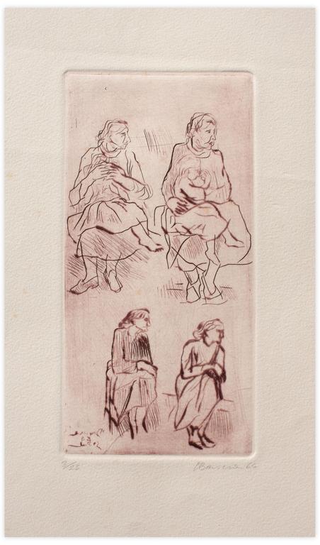 Catalogue raisonné, Henri Baviera, FEMMES ET ENFANTS — 1964