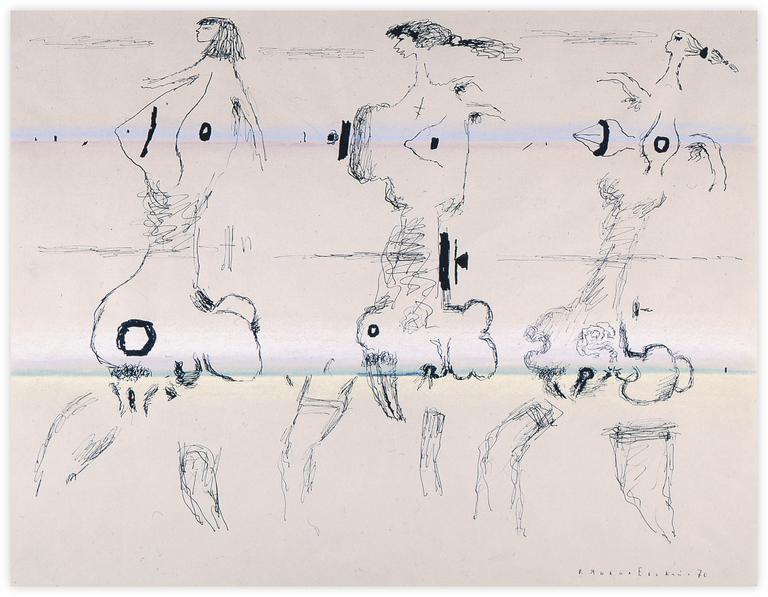 Catalogue raisonné, Vladimir Yankilevsky, From the series Women Strolling, 1970