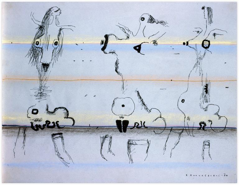 Catalogue raisonné, Vladimir Yankilevsky, From the series Women Strolling, 1970