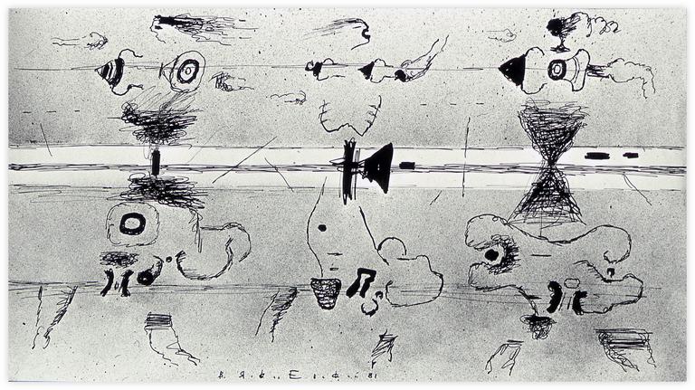 Catalogue raisonné, Vladimir Yankilevsky, From the series Women Strolling, 1981