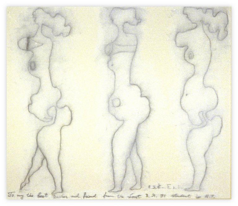 Catalogue raisonné, Vladimir Yankilevsky, Women Strolling, 1991