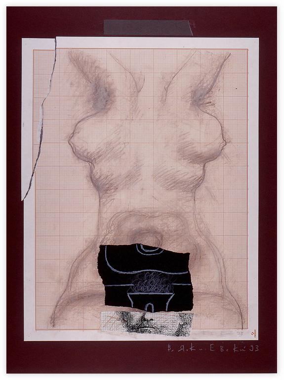 Catalogue raisonné, Vladimir Yankilevsky, From the series Artist and his Model, 1993