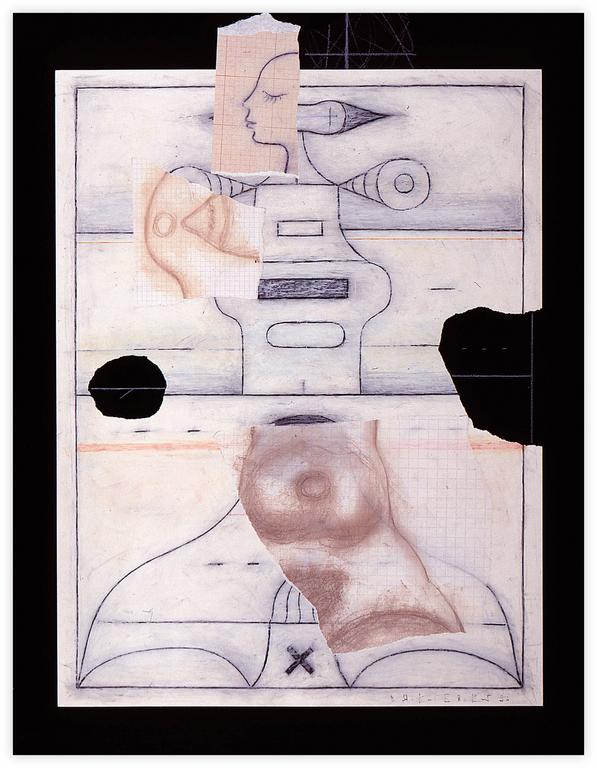 Catalogue raisonné, Vladimir Yankilevsky, From the series Artist and his Model, 1993