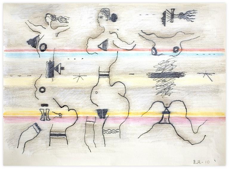 Catalogue raisonné, Vladimir Yankilevsky, From the series Women Strolling, 2010