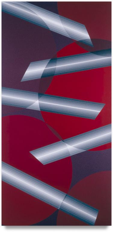 Catalogue raisonné, Horacio Garcia Rossi, Couleur gris lumière transparence (retour) - 2004