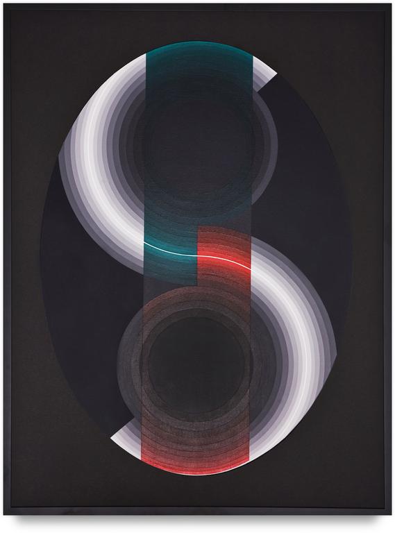 Catalogue raisonné, Horacio Garcia Rossi, Couleur gris lumière transparence (retour) - 2005