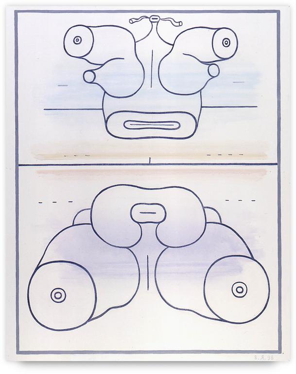 Catalogue raisonné, Vladimir Yankilevsky, Woman by the Sea, 1998