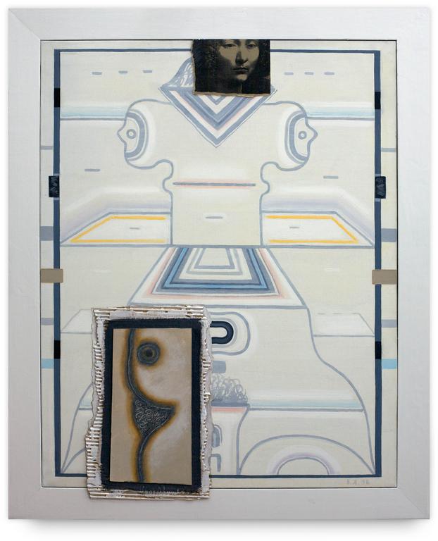 Catalogue raisonné, Vladimir Yankilevsky, Woman by the Sea. Dedicated to Leonardo da Vinci, 1998