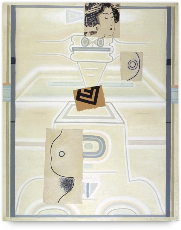 Catalogue raisonné, Vladimir Yankilevsky, Woman by the Sea. Dedicated to Kikukawa Eizan. I, 1999