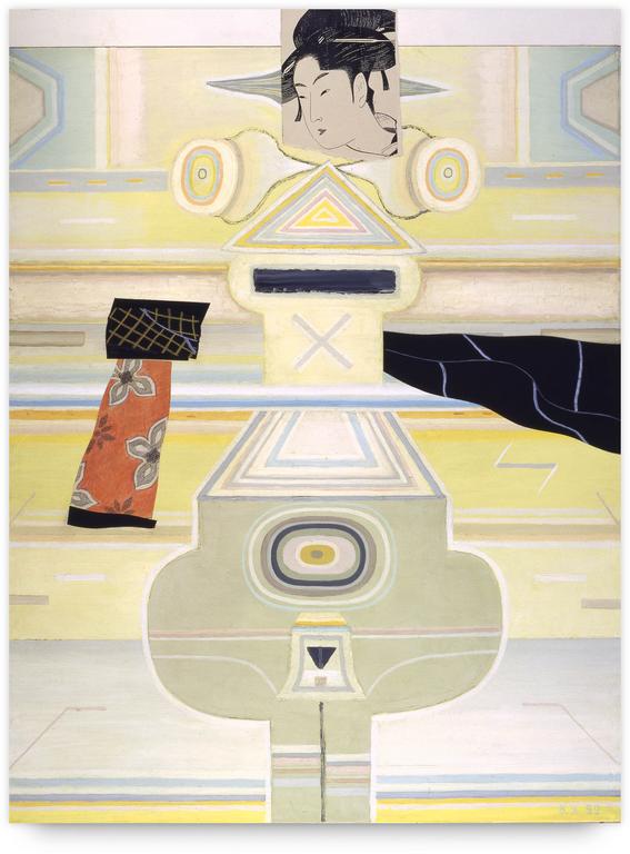 Catalogue raisonné, Vladimir Yankilevsky, Woman by the Sea. Dedicated to Kitagawa Utamaro. I, 1999