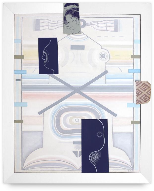 Catalogue raisonné, Vladimir Yankilevsky, Woman by the Sea. Dedicated to Eishösai Chöki, 1999