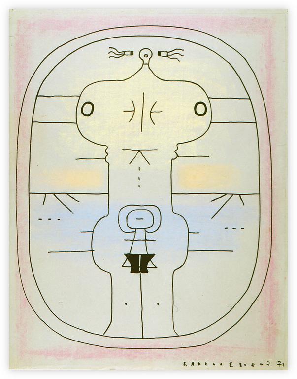 Catalogue raisonné, Vladimir Yankilevsky, Woman by the Sea, 1971