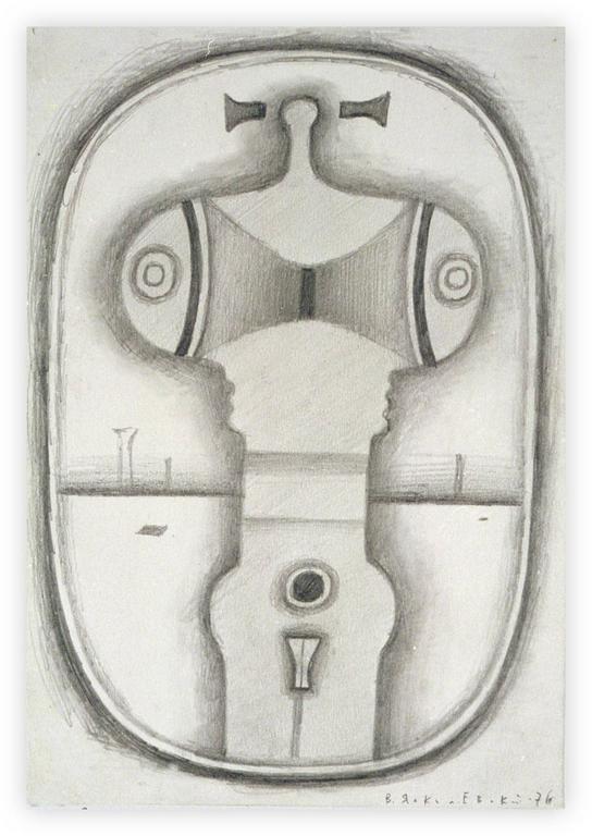 Catalogue raisonné, Vladimir Yankilevsky, Woman by the Sea, 1976