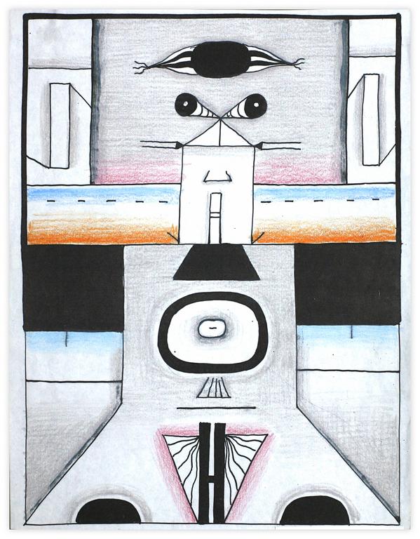 Catalogue raisonné, Vladimir Yankilevsky, Woman by the Sea, 1980