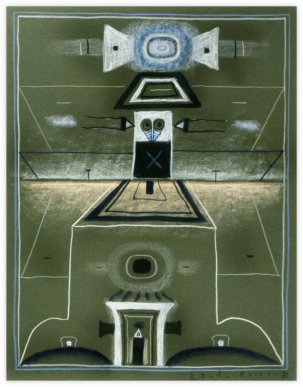 Catalogue raisonné, Vladimir Yankilevsky, Woman by the Sea, 1981