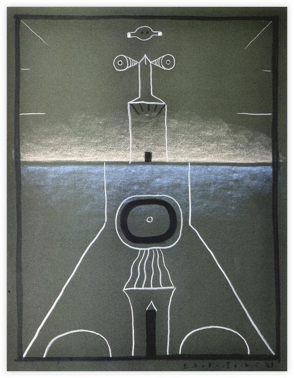 Catalogue raisonné, Vladimir Yankilevsky, Woman by the Sea, 1981