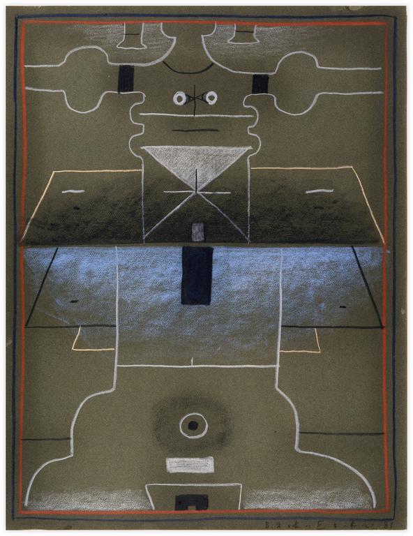 Catalogue raisonné, Vladimir Yankilevsky, Woman by the Sea, 1981