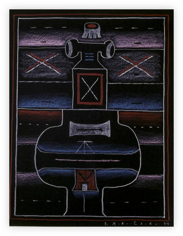 Catalogue raisonné, Vladimir Yankilevsky, Woman by the Sea, 1984