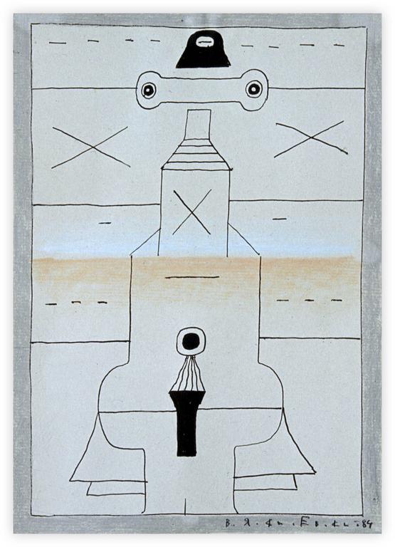 Catalogue raisonné, Vladimir Yankilevsky, Woman by the Sea, 1984