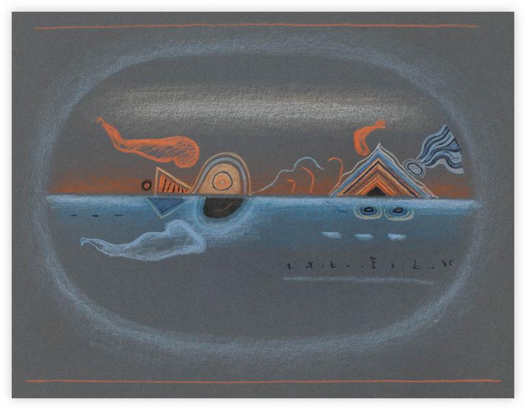 Catalogue raisonné, Vladimir Yankilevsky, Woman by the Sea, 1984