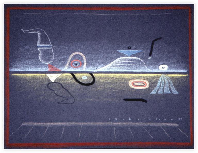 Catalogue raisonné, Vladimir Yankilevsky, Woman by the Sea, 1985