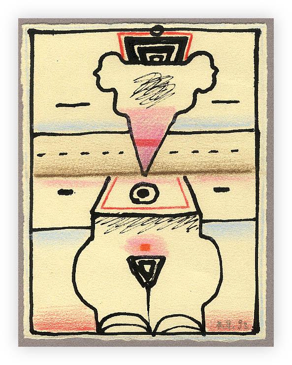 Catalogue raisonné, Vladimir Yankilevsky, Woman by the Sea, 1993