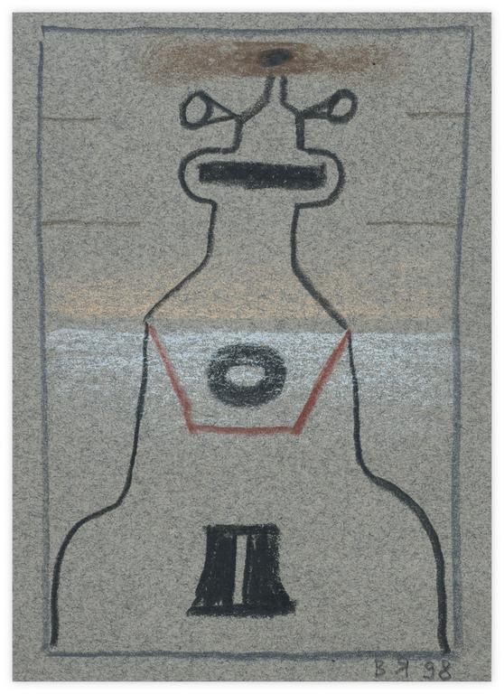 Catalogue raisonné, Vladimir Yankilevsky, Woman by the Sea, 1998