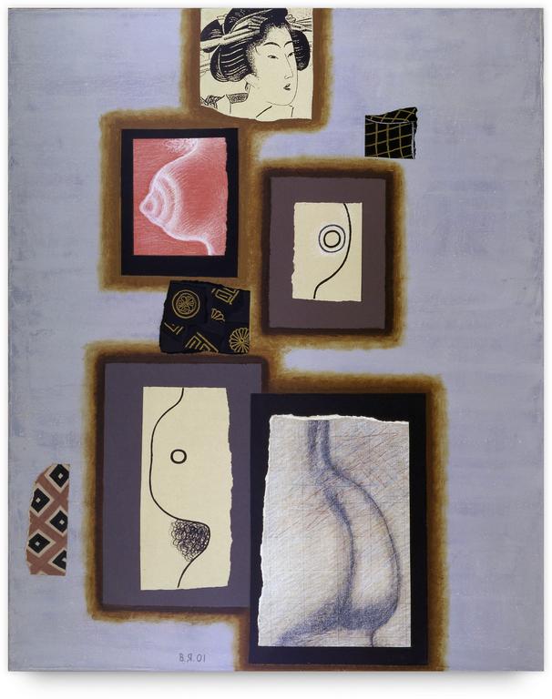 Catalogue raisonné, Vladimir Yankilevsky, Woman by the Sea. Dedicated to Kikukawa Eizan. II, 2001