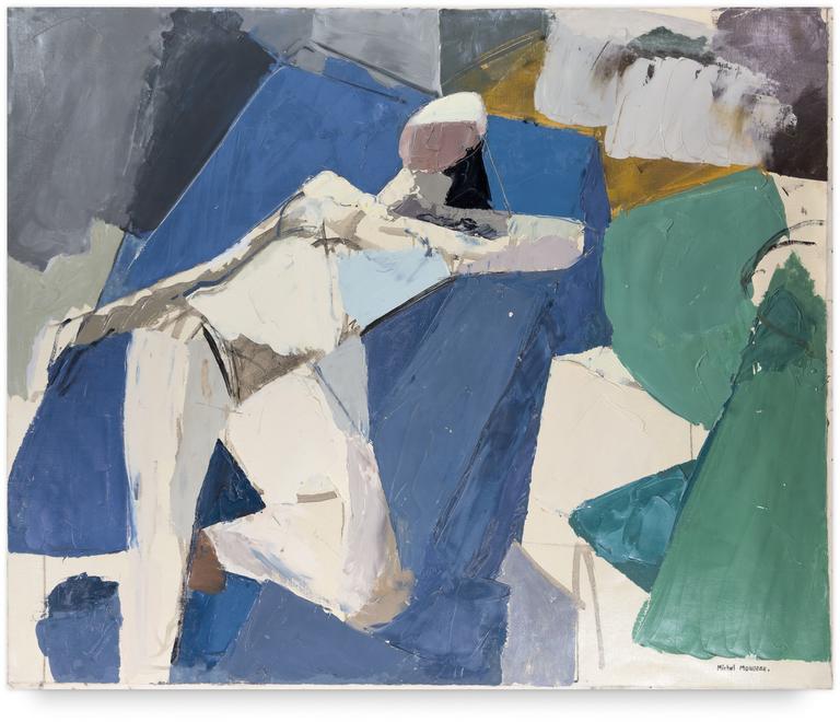 Catalogue raisonné, Michel Mousseau, Nu vert et bleu, circa 1963