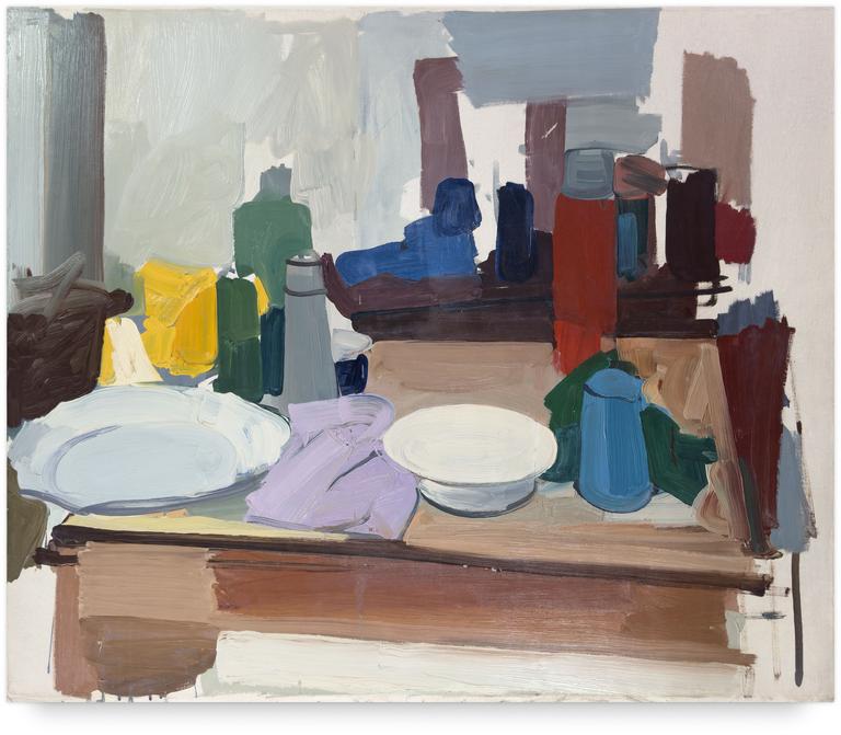 Catalogue raisonné, Michel Mousseau, Plat et assiette blanche, circa 1962