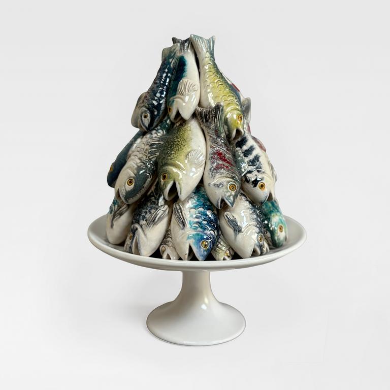Catalogue raisonné, Pol Chambost, Pièce montée aux poissons — 1964