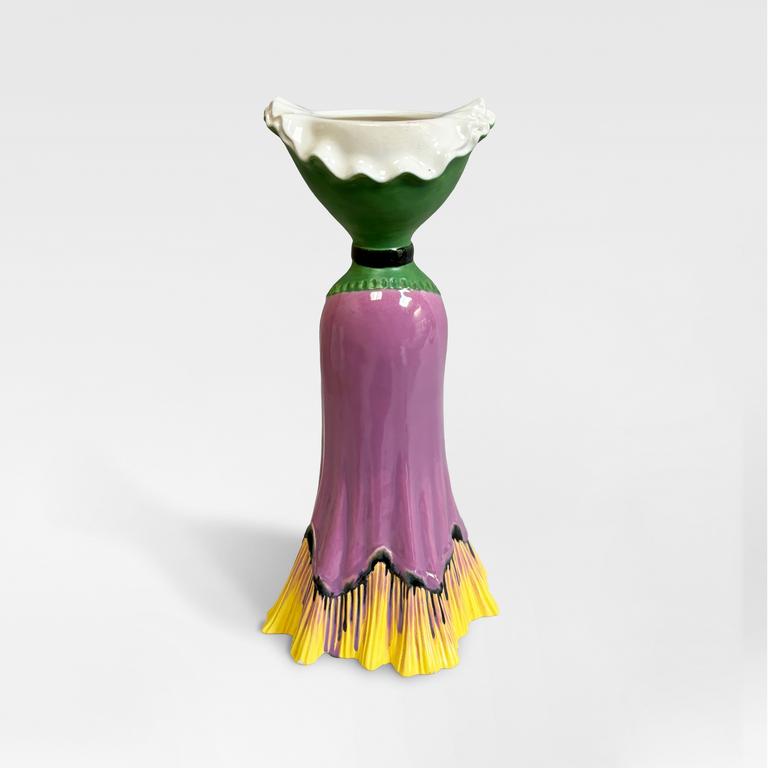 Catalogue raisonné, Pol Chambost, Vase féminin époque 1900 (blanc). 