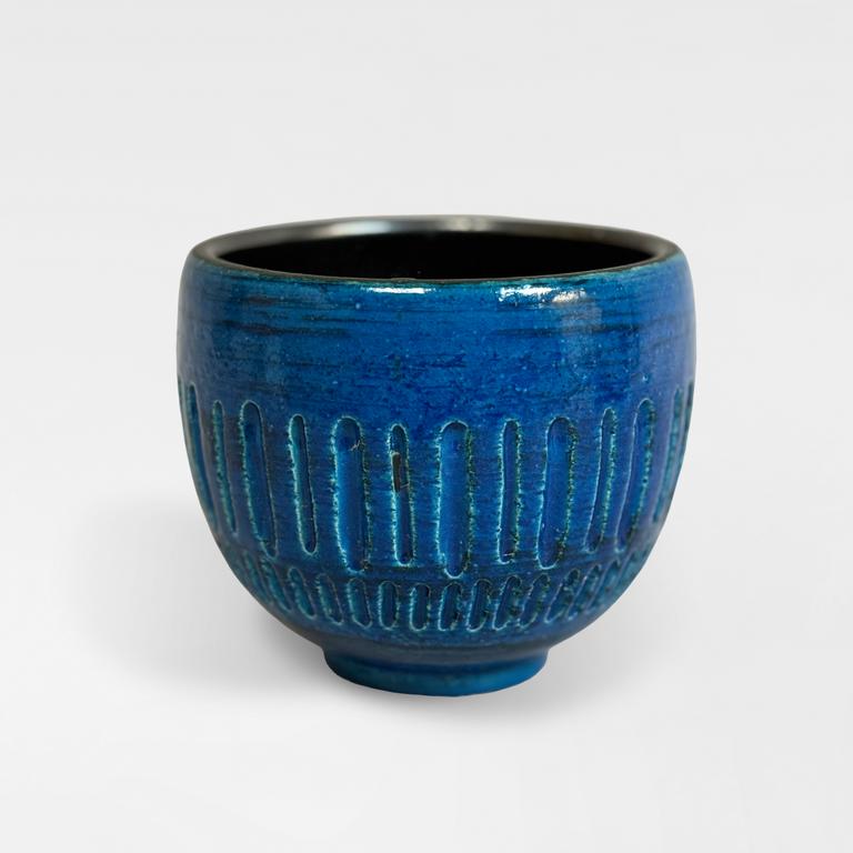 Catalogue raisonné, Pol Chambost, Pot sur talon (bleu noir). Modèle 1353 — 1965