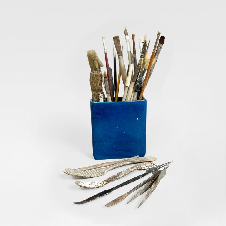 Catalogue raisonné, Pol Chambost, Vase brique (bleu).