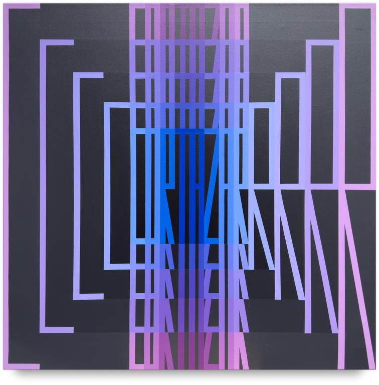 Catalogue raisonné, Horacio Garcia Rossi, Portrait du nom de Cortazar - 1986