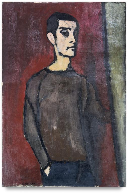 Catalogue raisonné, Michel Mousseau, Autoportrait, circa 1955