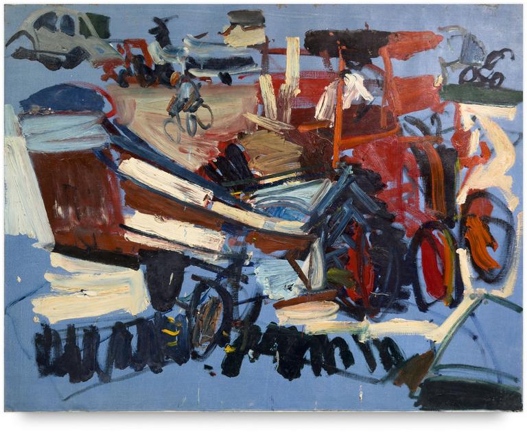 Catalogue raisonné, Michel Mousseau, Deux vélos, circa 1962