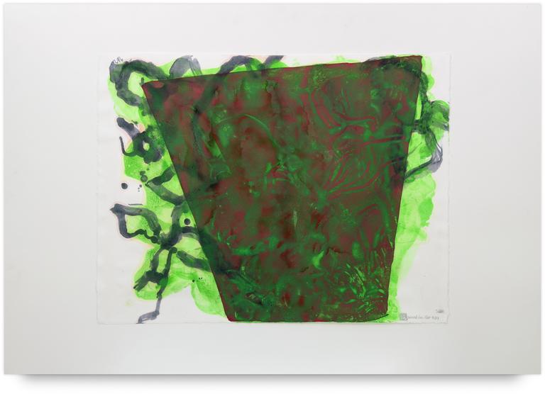 Catalogue raisonné, Patrick Baillet, Vase rouge, vert - 2014