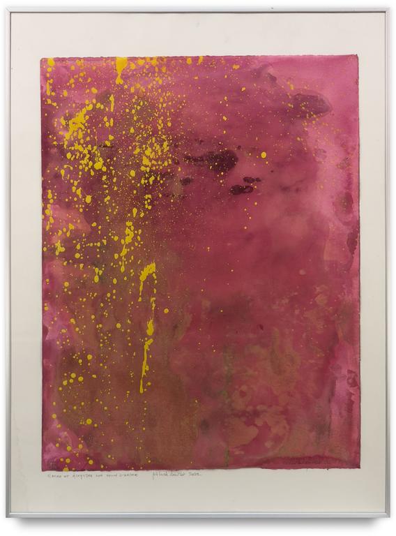 Catalogue raisonné, Patrick Baillet, Paysage rouge et jaune I - 2022