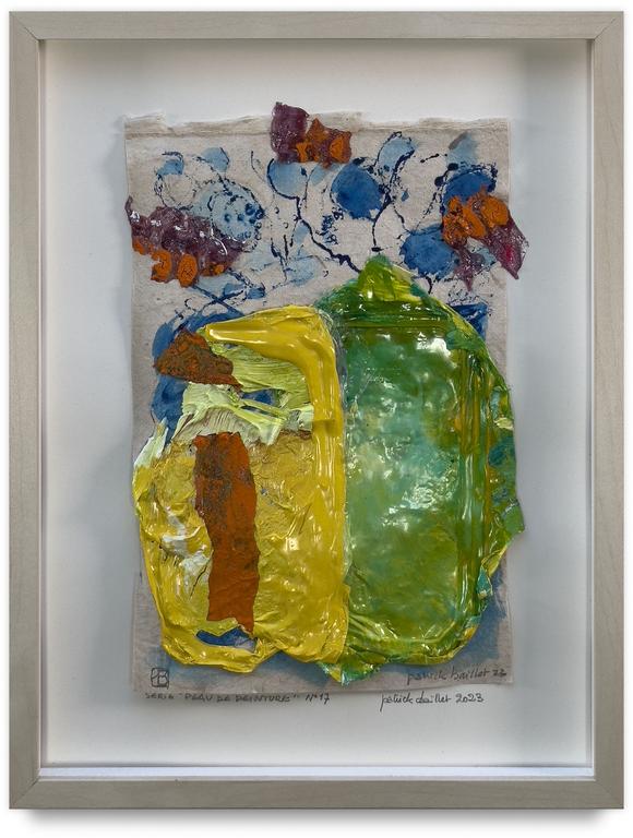 Catalogue raisonné, Patrick Baillet, Série Peau de peinture n°17 - 2022-2023