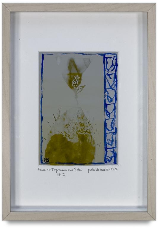 Catalogue raisonné, Patrick Baillet, Encre et impression sur métal n°2 - 2022