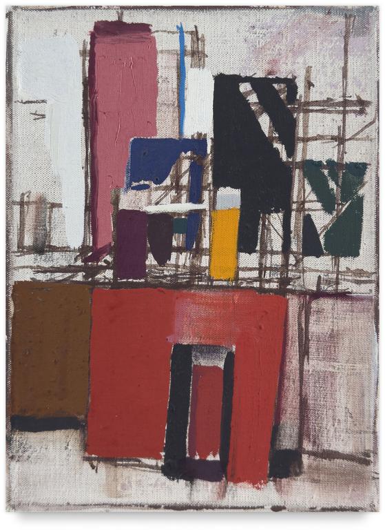 Catalogue raisonné, Michel Mousseau, pigment orange, circa 1990