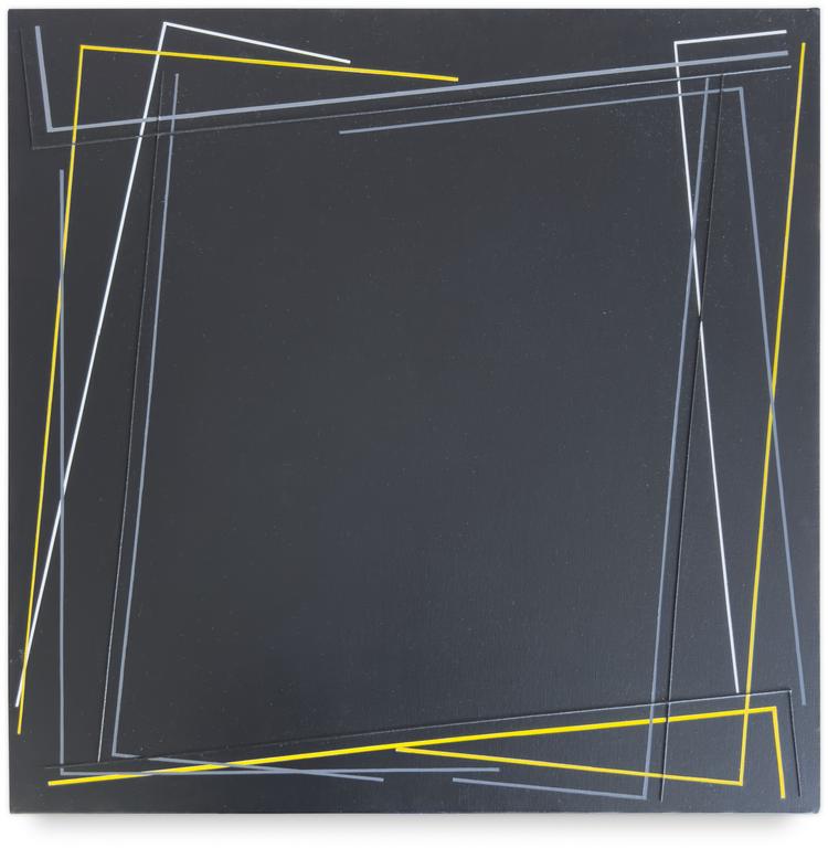Catalogue raisonné, Henri Prosi, TRACÉS JAUNE / GRIS — 1990