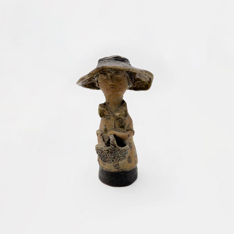 Catalogue raisonné, Jean & Jacqueline Lerat, Femme à la jupe noire (bouquetière), 1966